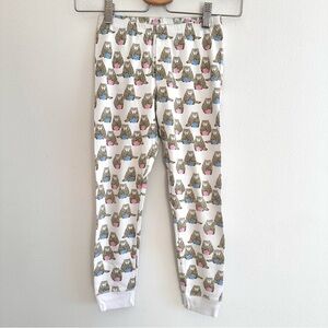 Roller Rabbit pink and blue bear Pima cotton pajama bottoms size 10yr